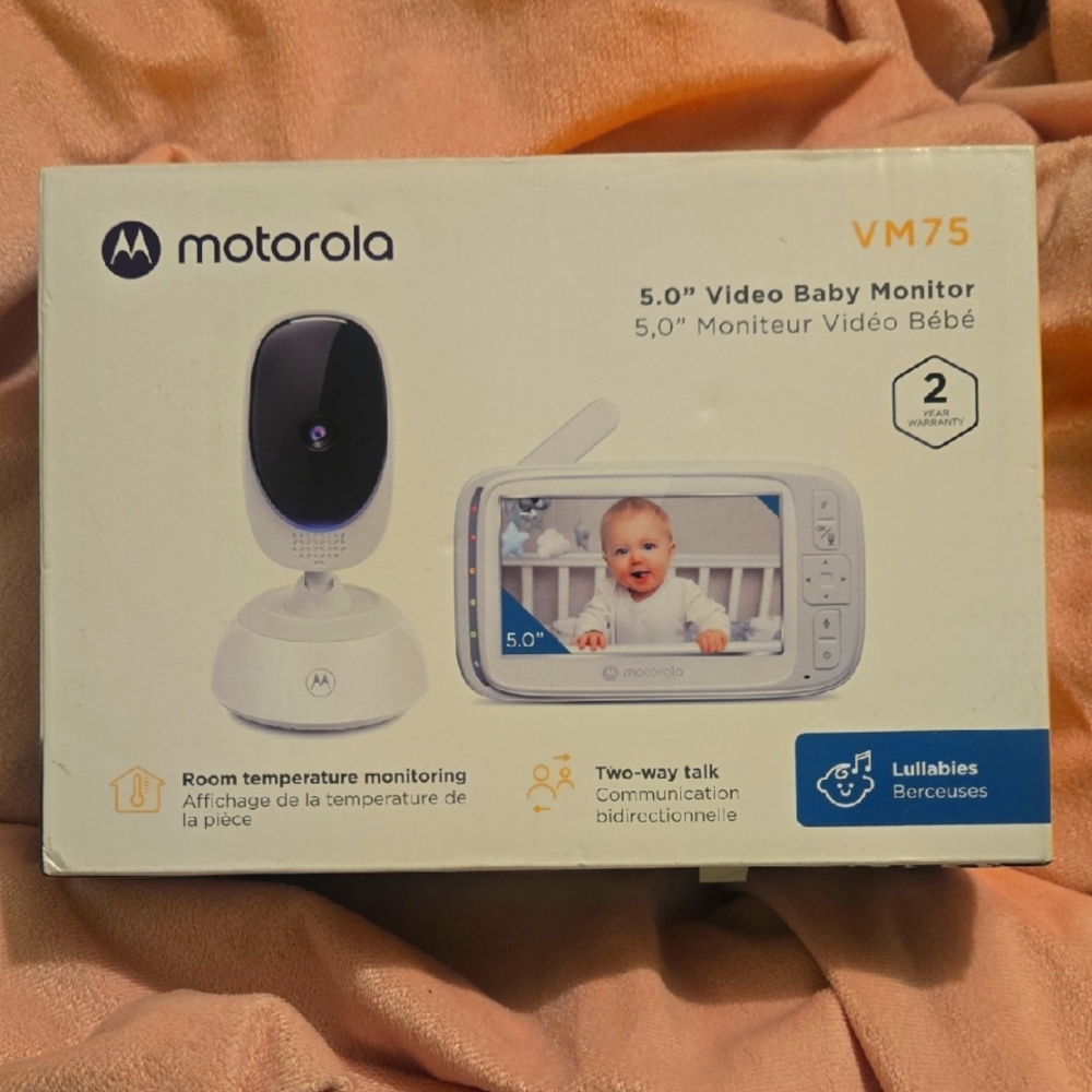 Motorola VM75 Video Baby Monitor. Brand New In Box
